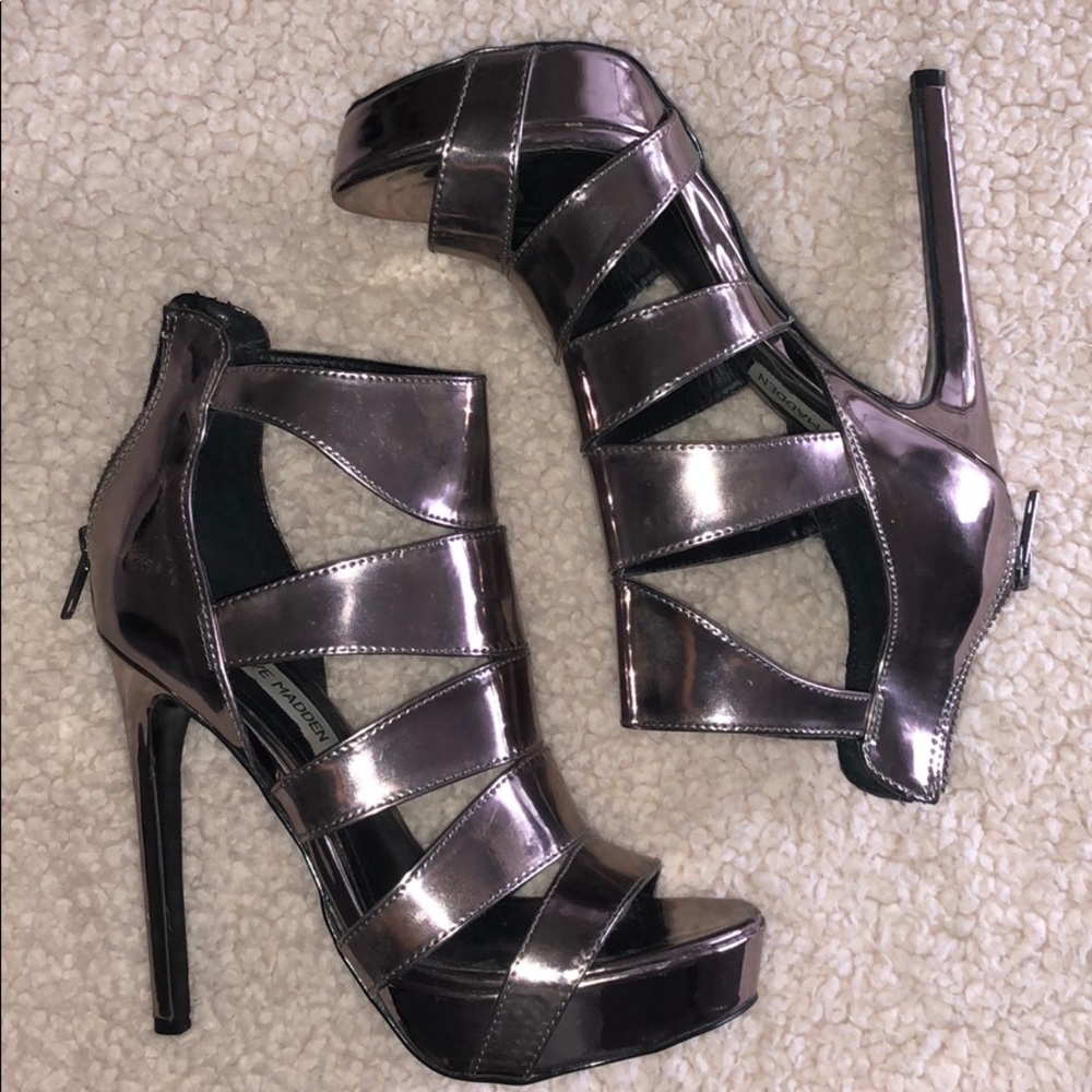 Steve Madden Chrome Heels
